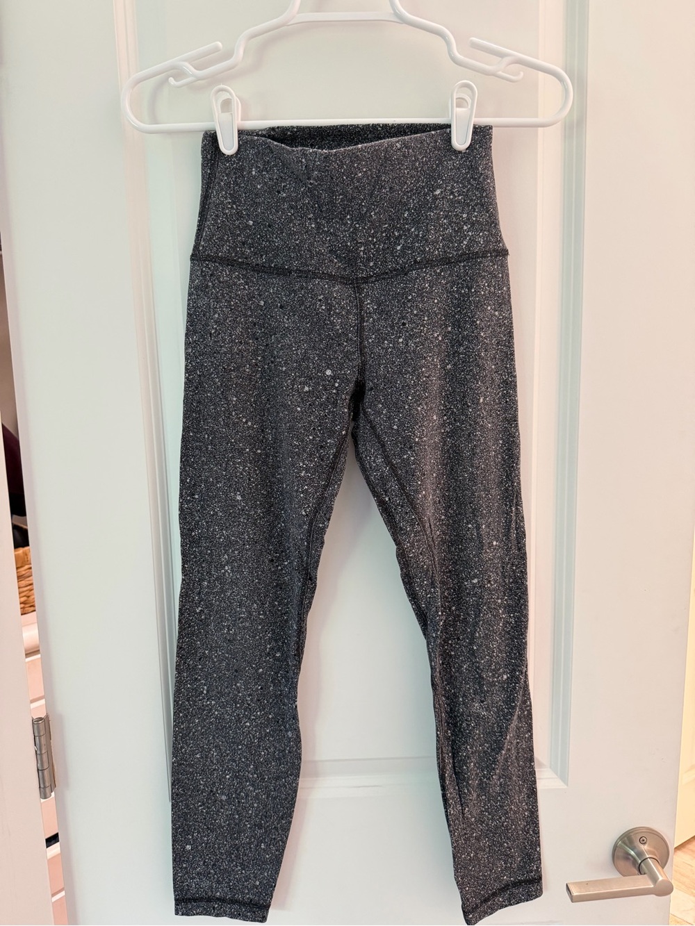 lululemon athletica Sparkle High-Rise Leggings - Black with Silver Speckle